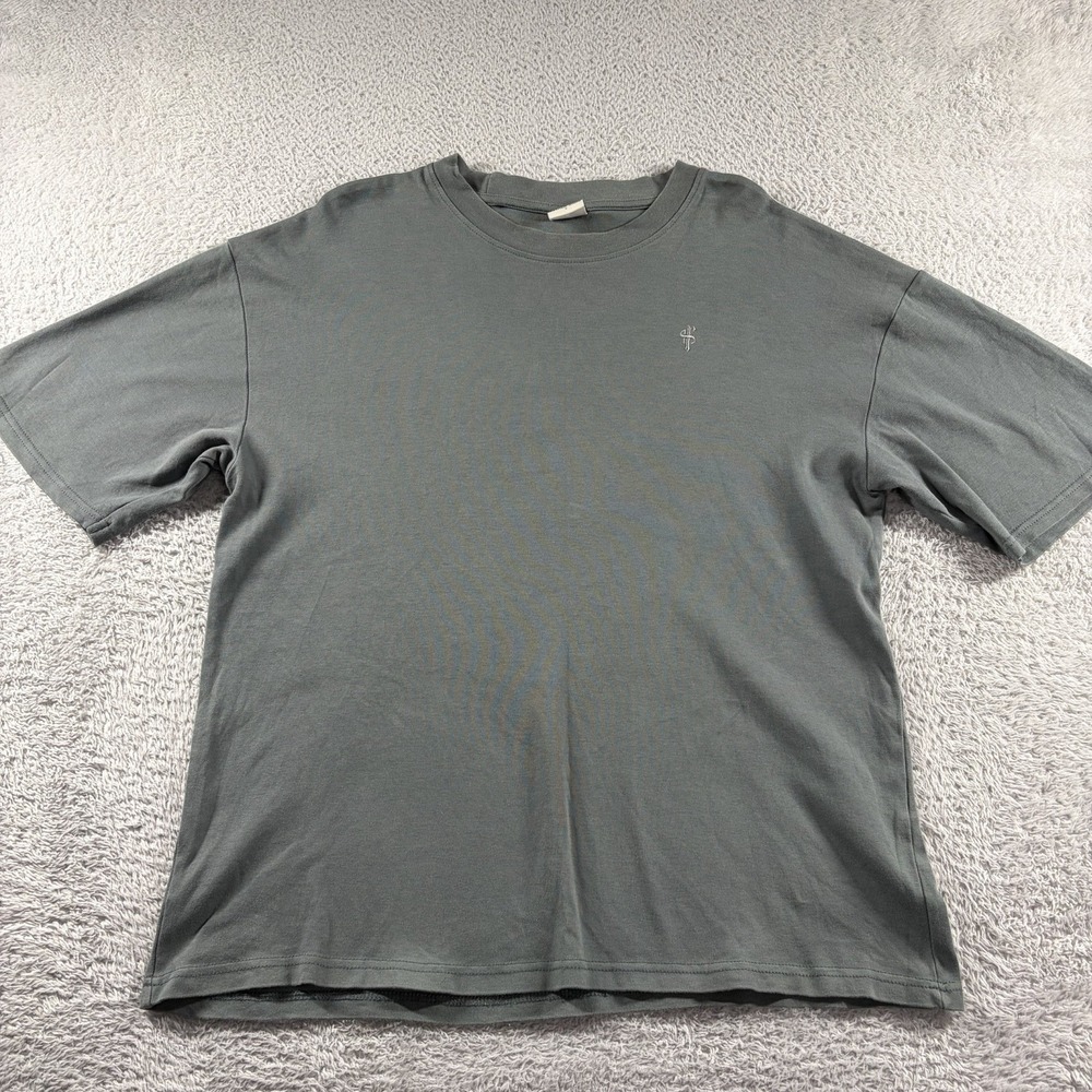 Father Sons Shirt Mens Large Gray Premium Fitted Modern Turkey